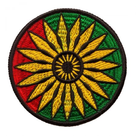 Découvrez notre patch rasta de haute qualité.