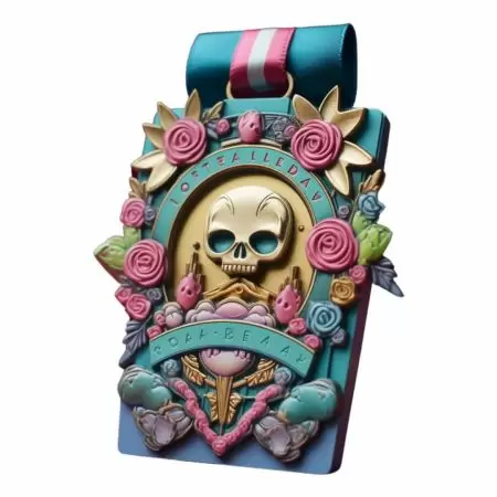 Dead of The Dead Run Medal - Custom Dead of the dead run medals.