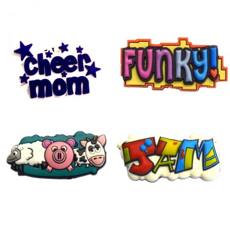 애니메이션 PVC 신발 장식.