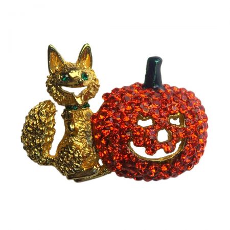 Halloween brooch crafted with meticulous attention to detail.