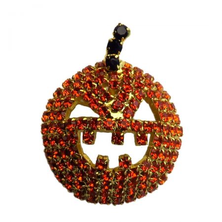A Halloween brooch is a uniquely designed decorative accessory.