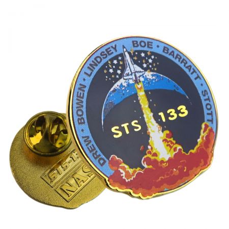 Anpassade NASA-badge-pin-set. - Apollo-programmet NASA-pin.