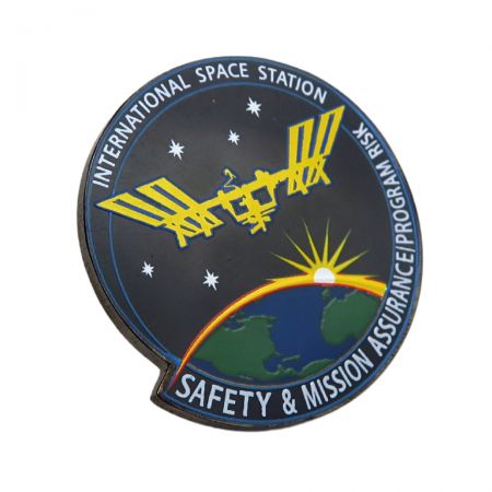 Badge personnalisé des missions Apollo.