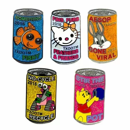 Custom Glitter Anime Pins - Anime enamel pins.