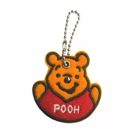 刺繍デザインのフェルトキーリング - フェルトキーホルダーの個別カスタマイズ