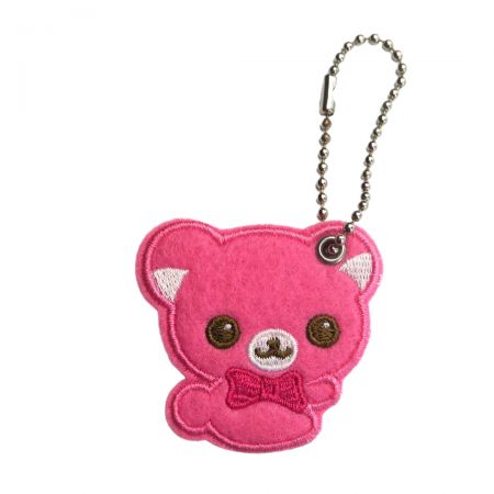 Tilpass søte filt nøkkelring.