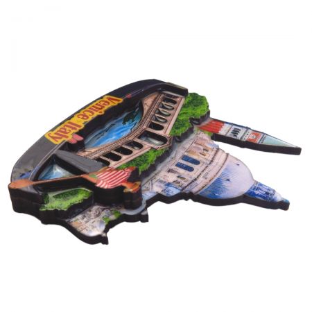 Miljövänlig kylskåpsmagnet souvenir.