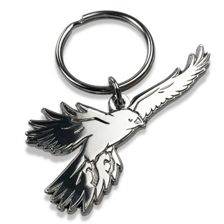 Colorless Die Cast Keychain - The zinc alloy keychain is a premium accessory meticulously crafted from high-quality zinc alloy.