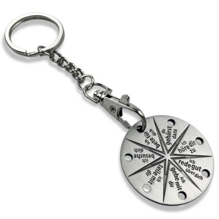 개인화된 다이캐스트 열쇠고리.