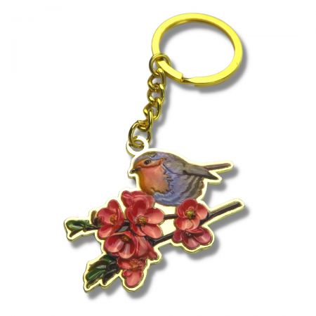 UV Printing Metal Keychains - UV printing keychain prints at high speed and therefore productive.