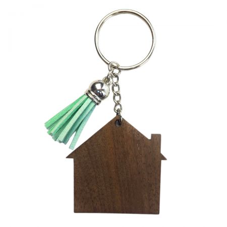 Personalized Wooden Keychains - Star Lapel Pin proudly presents a range of ready-made wood keychains.