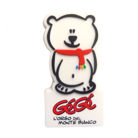 Promoterende Gummimerke Pin - Personlige gummimerkepinner.