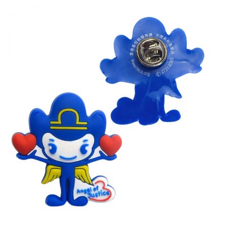 Egendefinerte gummimerkepinner med uovertruffen design- og fargefrihet.