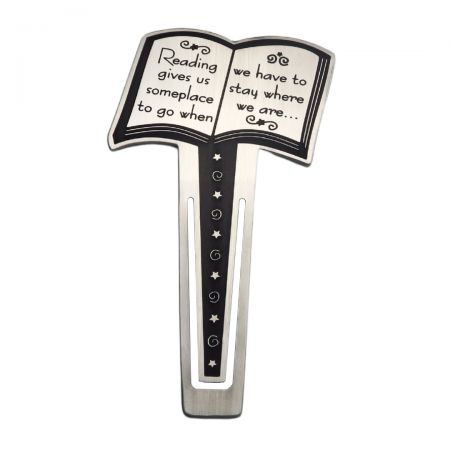 Præcisionsfremstillede metalbogmærker i kobber, rustfrit stål og mere.