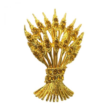 एसजीएस प्रमाणित, सीसा और निकेल-मुक्त ज्वेल्ड पिन्स।