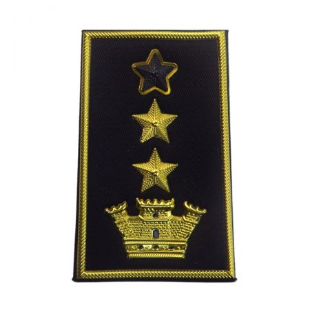 Parches bordados de hierro personalizados, etiqueta de insignia militar,  logotipo personalizado, lote de 100 Uds.