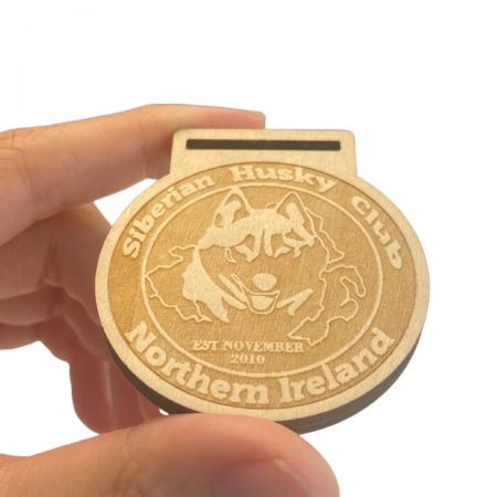 Our medals offer the unique choice of UV printing or laser engraving.