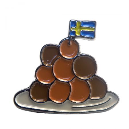 ファクトリーフードスタイルエナメルラペルピン - 私たちのソフトエナメルラペルピンの優れた職人技で、スタイルを高めましょう。