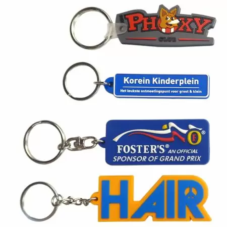 Promotional PVC Letter Keychain - Personalize your belongings with a stylish and custom letter keychain.