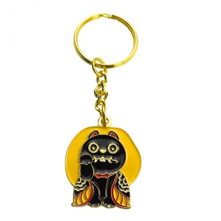 Add a touch of vibrancy to your belongings with a beautifully crafted enamel keychain tailored to your style.