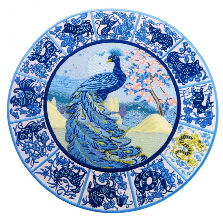 Chinese Zodiac 3D Embroidery Patches - Showcase your zodiac sign with a customized embroidery patch.