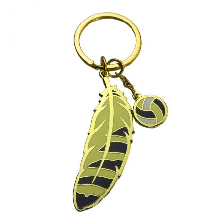 Exquisite Hard Enamel Keychains - The hard enamel keychains epitomize refined craftsmanship with their meticulously polished surfaces and flawless finish.