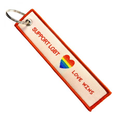 Custom Embroidered Key Chains - Elevate your style with our custom embroidered key tags.