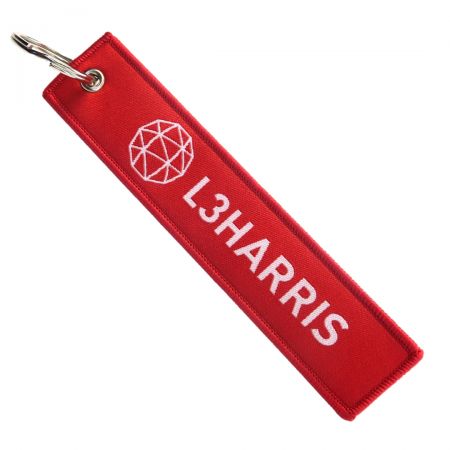 Available in a range of fittings to suit your preferences of custom embroidered keyrings.