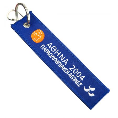 You can create embroidered key chains personalized for promotional purposes.