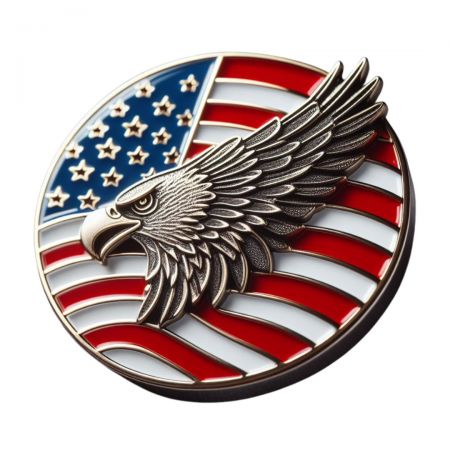 Os alfinetes de lapela da bandeira dos Estados Unidos ostentam alta qualidade e entrega rápida.