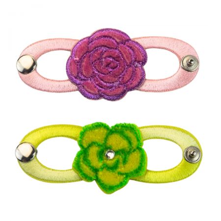 Toothbrush Embroidery Woggle - Personalize your scarf with a custom ring accessory.