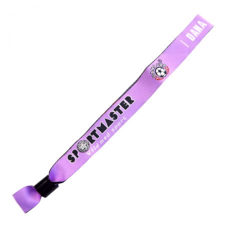 Create personalized cloth wristbands to represent your brand identity.