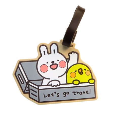 Fornecedor de etiquetas de bagagem de silicone.