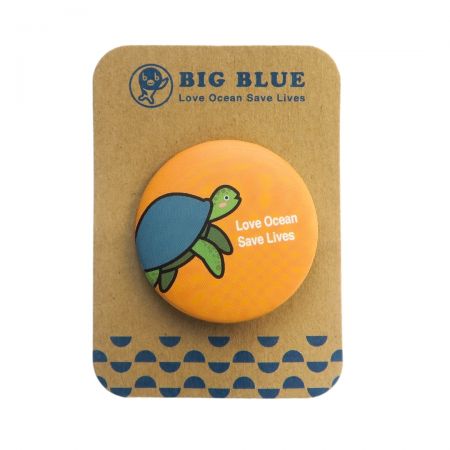 Personalized Button Pins with Fabric - Custom printed button pins.