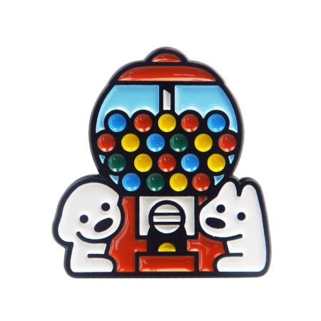 Personlige emaljebadges.