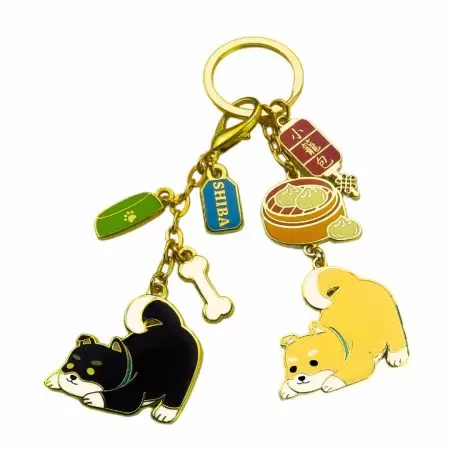 Personalized Key Chain With Charms - Custom metal key chain