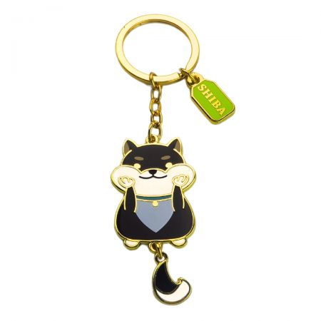 प्रचारात्मक मेटल कीचेन।