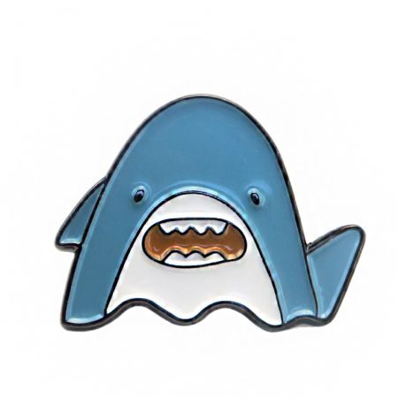 Alfinetes de Animais Personalizados - Personalize o alfinete de tubarão.