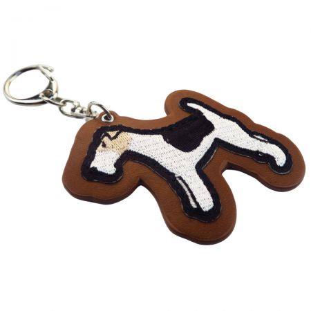 Egyedi bőr kulcstartók.