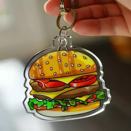 Chaveiro de plástico acrílico personalizado - Crie chaveiros acrílicos personalizados para se destacar.