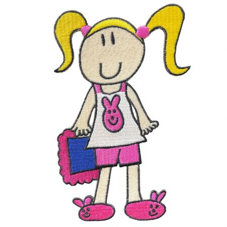 A filccel készült hímzett folt egyedi megjelenést kölcsönözhet.