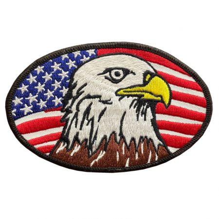 Individuelle USA-Adler-Aufnäher.