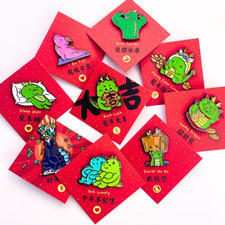 अपने ब्रांड या कारण को प्रोत्साहित करने के लिए पिन बैज को व्यक्तिगत बनाएं।