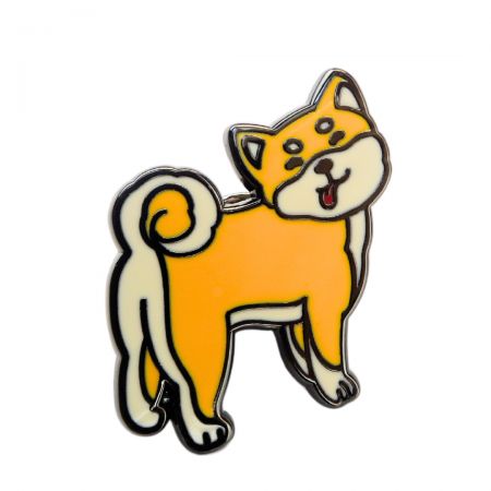 Broche de Cachorro de Esmalte Duro