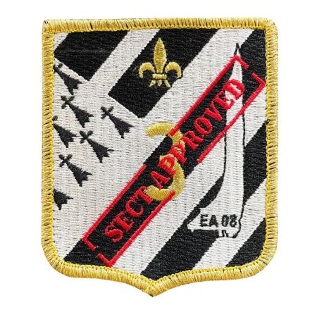 Gepersonaliseerde scout-patch.