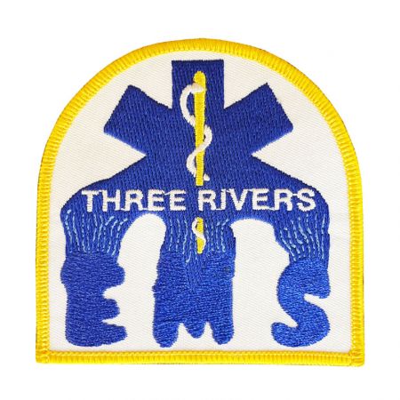 Patch brodé EMS de trois rivières.