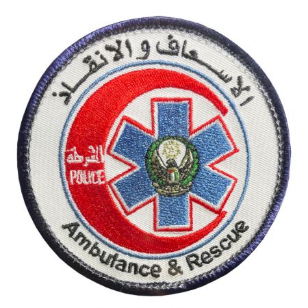 Aangepaste ambulancepatch.