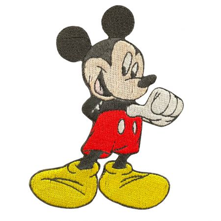 Skräddarsydda mickey strykmärken.