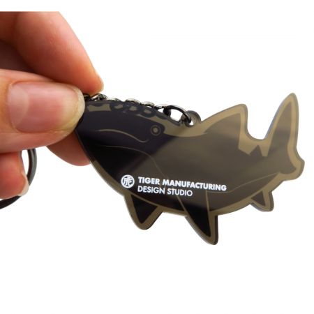 Personalize oversized acrylic keychains for impactful branding.