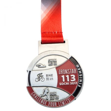 Create custom triathlon medals for every race distance.